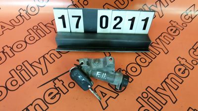 Zámek řízení se spínací skříňkou a klíč Škoda Fabia II